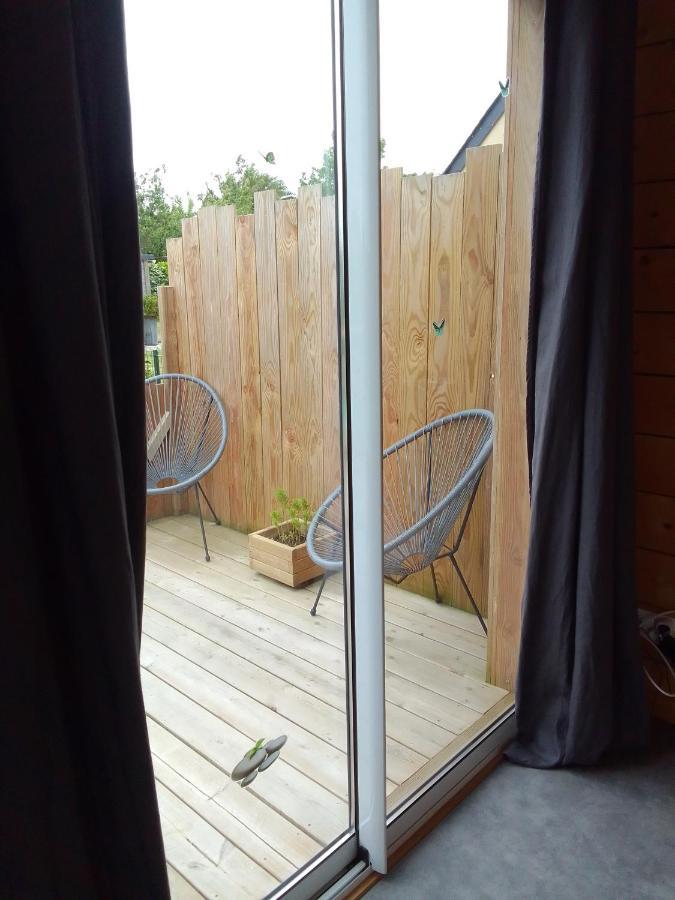 Tiny House Dans Jardin Arbore Perros-Guirec Exterior foto